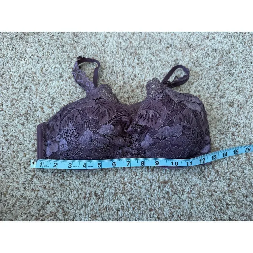 SOMA Womens Bra size 34D; Dusty Purple; Lace